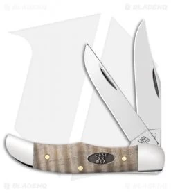 Case Pocket Hunter Knife 2.75" Smooth Curly Maple (72165 SS) 25941