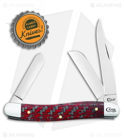 Red & Black Carbon Fiber/G-10 Weave Smooth Medium Stockman (10318 CV) 4 Red & Black Carbon Fiber/G-10 Weave Smooth Medium Stockman (10318 CV) - Image 2