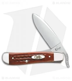 Case Russlock Traditional Knife 4.25" Harvest Orange Bone (61953 1/2L SS) 17000