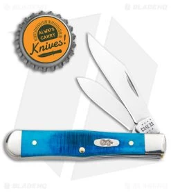 Case Small Swell Center Jack Knife 3" Caribbean Blue Bone/Saw Jig (6225 1/2 SS) -Knife Shop Case Small Swell Center Jack Caribbean Blue Bone Saw Jig SS BHQ 140648 jr bottlecap