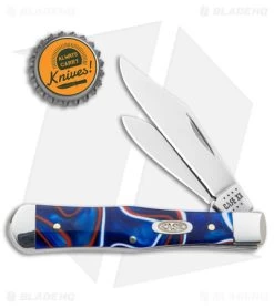 Case Small Swell Center Jack Knife 3" Patriotic Kirinite (10225 1/2 SS) 11220 -Knife Shop Case Small Swell Center Jack Patriotic Kirinite SS BHQ 140642 jr bottlecap