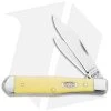 Case Small Swell Center Jack Knife 3" Yellow Synthetic (3225 1/2 SS) 65327 -Knife Shop Case Small Swell Center Jack Yellow Synthetic SS BHQ 140679 jr