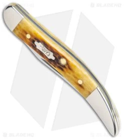 Case Small Texas Toothpick Knife 3" Rogers Corn Cob Jig (610096 SS) 52837 -Knife Shop Case Small Texas Toothpick 3in Rogers Corn Cob Jig SS BHQ 123432 jr spine