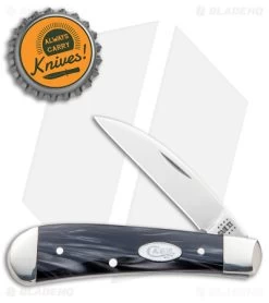 Case Swayback Knife 3" Black Pearl Kirinite (TB101117 SS) USA -Knife Shop Case Swayback Knife Black Pearl Kirinite SS BHQ 138432 jr bottlecap