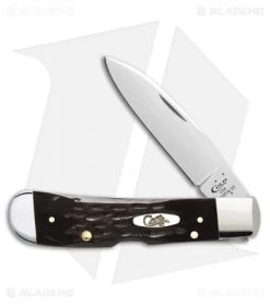 Case Tribal Lock Pocket Knife 4.125" Jigged Buffalo Horn (TBBH12010L SS) 65026