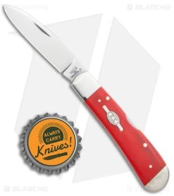 Case Tribal Lock Knife Smooth Red G-10 (TB1012010L SS) 45405 -Knife Shop Case Tribal Lock Smooth Red G 10 SS BHQ 138456 jr bottlecap