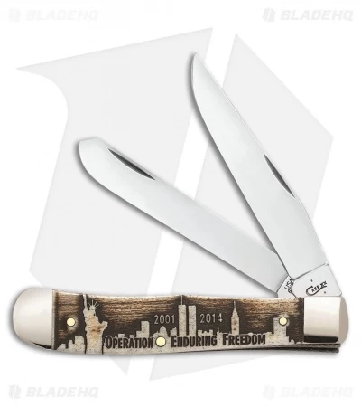 Case War Series Trapper Enduring Traditional Knife 4.125" Bone (6254 SS) 22035 3 Case War Series Trapper Enduring Traditional Knife 4.125" Bone (6254 SS) 22035