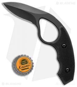 Colonel Blades LowVZ Fixed Blade Kit W/ Trainer (2.5" Black) -Knife Shop Colonel Blades LowVz push dagger kit trainer black BHQ 75361 er bottlecap