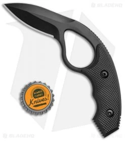 Colonel Blades NCO LowVz Fixed Blade Kit W/ Trainer (2.5" Black) -Knife Shop Colonel Blades NCO LowVz Dagger Kit with Trainer Black BHQ 75730 jr bottlecap