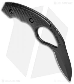 Colonel Blades NCO LowVz Fixed Blade Kit W/ Trainer (2.5" Black) -Knife Shop Colonel Blades NCO LowVz Dagger Kit with Trainer Black BHQ 75730 jr spine