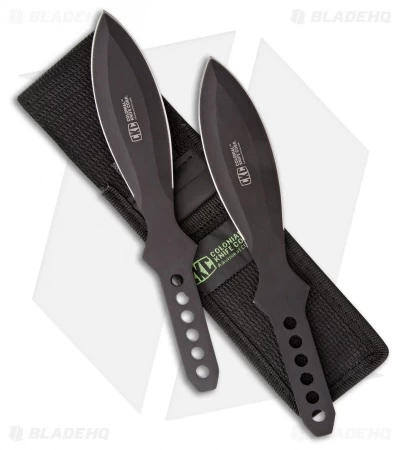 Colonial 151 Throwing Knife Set Of Two (8.375" Black) 3 Colonial 151 Throwing Knife Set Of Two (8.375" Black)