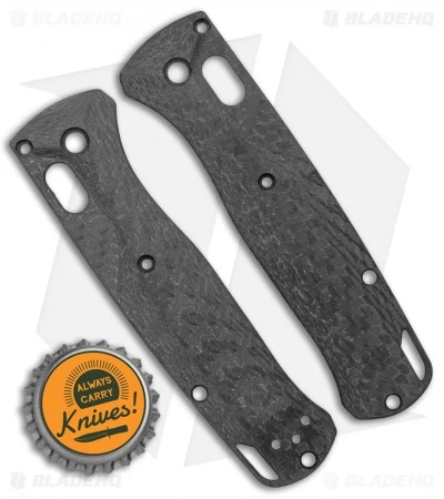 Flytanium Custom Crossfade Basket Weave Carbon Fiber Scales For Benchmade Bugout 4 Flytanium Custom Crossfade Basket Weave Carbon Fiber Scales For Benchmade Bugout - Image 2