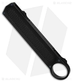 Daggerr Knives Mermaid Double Action OTF Knife Black (3.5" Satin VG10) -Knife Shop Dagger Koshei Slim Double Action OTF Knife Black 3in Satin D2 BHQ 178548 td spine