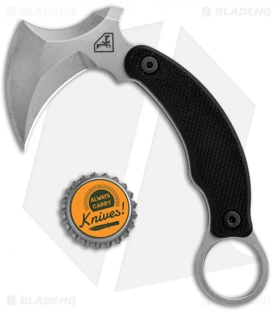 DoubleStar Halcon Non-Traditional Karambit Fixed Blade Black G-10 (2.5" SW) 6 DoubleStar Halcon Non-Traditional Karambit Fixed Blade Black G-10 (2.5" SW) - Image 4