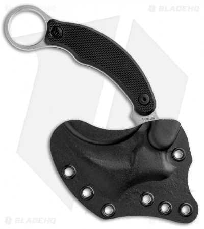 DoubleStar Halcon Non-Traditional Karambit Fixed Blade Black G-10 (2.5" SW) 5 DoubleStar Halcon Non-Traditional Karambit Fixed Blade Black G-10 (2.5" SW) - Image 3