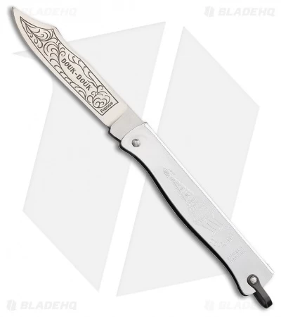 Douk-Douk Les Chromes Slip Joint Knife Silver (3" Satin) DD815CHPM 3 Douk-Douk Les Chromes Slip Joint Knife Silver (3" Satin) DD815CHPM