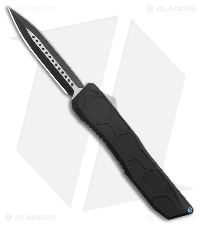 EOS Harpoon OTF Automatic Knife Dagger Black Hex Alum/Blue (3.75" Two-Tone) 3 EOS Harpoon OTF Automatic Knife Dagger Black Hex Alum/Blue (3.75" Two-Tone)