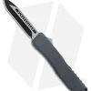 EOS Harpoon OTF Automatic Knife Tanto Gunmetal Alum/Black (3.75" Two-Tone) -Knife Shop EOS Harpoon OTF Auto Tanto Gunmetal Aluminum Black Black BHQ 176933 jr
