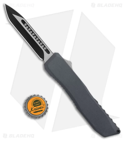 EOS Harpoon OTF Automatic Knife Tanto Gunmetal Alum/Black (3.75" Two-Tone) 6 EOS Harpoon OTF Automatic Knife Tanto Gunmetal Alum/Black (3.75" Two-Tone) - Image 4