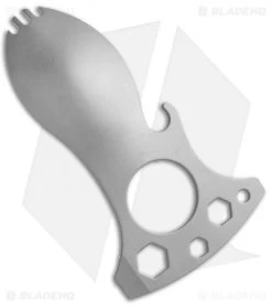 CRKT Eat'N Tool Titanium (Silver) 9100TI -Knife Shop EatN Tool 9100TI BHQ 50102 jr back