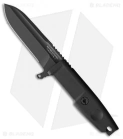 Extrema Ratio Defender Fixed Blade Knife Black Forprene (4" Black)