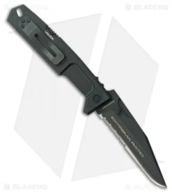 Extrema Ratio M.P.C. Lock Back Knife Black Aluminum (4.5" Black Serr) 5 Extrema Ratio M.P.C. Lock Back Knife Black Aluminum (4.5" Black Serr) -Knife Shop Extrema Ratio MPC Black Aluminum black serr BHQ 46511 er side
