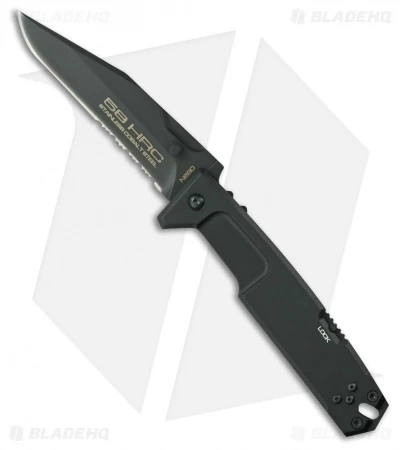 Extrema Ratio M.P.C. Lock Back Knife Black Aluminum (4.5" Black Serr) 3 Extrema Ratio M.P.C. Lock Back Knife Black Aluminum (4.5" Black Serr)