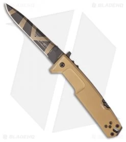 Extrema Ratio Nemesis Lock Back Knife Tan Aluminum (4.5" Tan Camo)