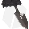 Extrema Ratio S.E.R.E 1 Fixed Blade Knife (5.875" Black Serr) 2 Extrema Ratio S.E.R.E 1 Fixed Blade Knife (5.875" Black Serr) -Knife Shop Extrema Ratio SERE 1 black serr BHQ 46534 er