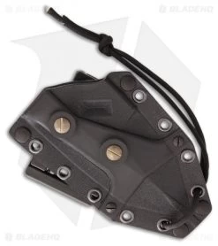 Extrema Ratio S.E.R.E 1 Fixed Blade Knife (5.875" Black Serr) 5 Extrema Ratio S.E.R.E 1 Fixed Blade Knife (5.875" Black Serr) -Knife Shop Extrema Ratio SERE 1 black serr BHQ 46534 er sheath