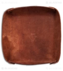 Fire Hall Knife & Leather Light Tan Leather Valet Tray