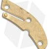 Flytanium Brass Backspacer For Spyderco Delica - Stonewash -Knife Shop Flytanium Brass Backspacer Spyderco Delica SW BHQ 112231 jr
