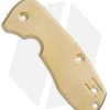 Flytanium Brass Scale For Spyderco Techno 2 - Antique Stonewash -Knife Shop Flytanium Brass Scale Spyderco Techno 2 BHQ 112241 jr