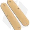 Flytanium Contoured Brass Scales For Victorinox Cadet Swiss Army Knife (84mm) -Knife Shop Flytanium Brass Scales for Victorinox Cadet Swiss Army Knife Contoured BHQ 124136 jr