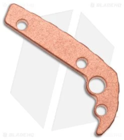 Flytanium Custom Brass Back Spacer For Demko AD20.5 Knife (Stonewash)