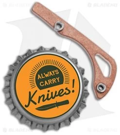 Flytanium Copper Mini Bugout Backspacer For Benchmade Mini Bugout -Knife Shop Flytanium Copper Backspacer Benchmade Mini Bugout BHQ 116863 jr bottlecap