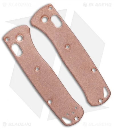 Flytanium Copper Scales For Benchmade Mini Bugout Knife - Antique Stonewash 3 Flytanium Copper Scales For Benchmade Mini Bugout Knife - Antique Stonewash