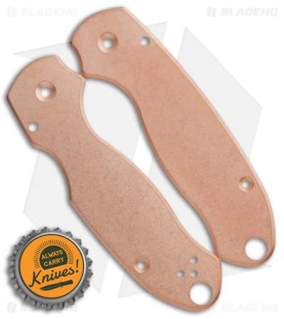 Flytanium Custom Classic Copper Scales For Spyderco Para 3 Knife 4 Flytanium Custom Classic Copper Scales For Spyderco Para 3 Knife - Image 2