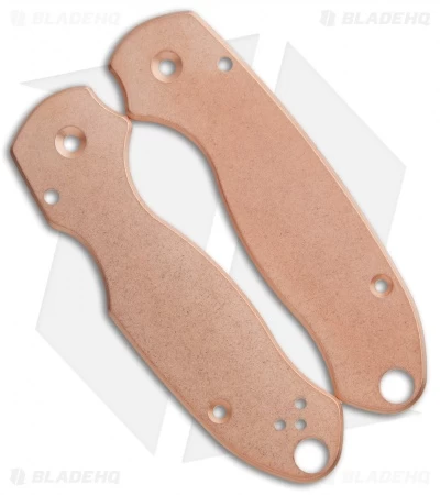 Flytanium Custom Classic Copper Scales For Spyderco Para 3 Knife 3 Flytanium Custom Classic Copper Scales For Spyderco Para 3 Knife