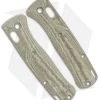 Flytanium Crossfade Scales For Benchmade Mini Bugout - Green Linen Micarta -Knife Shop Flytanium Crossfade Green Linen Micarta Scales for Benchmade Mini Bugout BHQ 135723 jr
