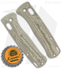 Flytanium Crossfade Scales For Benchmade Mini Bugout - Green Linen Micarta -Knife Shop Flytanium Crossfade Green Linen Micarta Scales for Benchmade Mini Bugout BHQ 135723 jr bottlecap