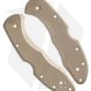 Flytanium Custom Brass Scales For Spyderco Delica - Stonewash -Knife Shop Flytanium Custom Brass Scales for Spyderco Delica Stonewash BHQ 109573 kc