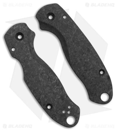 Flytanium Lotus Shred Carbon Fiber Scales For Spyderco Paramilitary 3 Knife 3 Flytanium Lotus Shred Carbon Fiber Scales For Spyderco Paramilitary 3 Knife