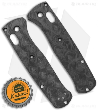 Flytanium Classic Raindrop Carbon Fiber Scales For Benchmade Bugout Knife 4 Flytanium Classic Raindrop Carbon Fiber Scales For Benchmade Bugout Knife - Image 2