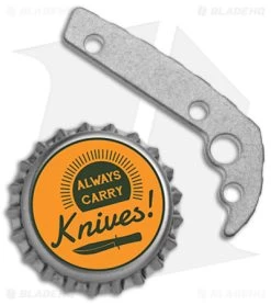 Flytanium Custom Titanium Back Spacer For Demko AD20.5 Knife (Stonewash) -Knife Shop Flytanium Ti Back Spacer for Demko AD 20.5 SW BHQ 176642 jr bottlecap