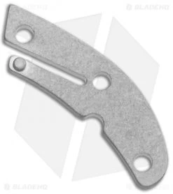 Flytanium Titanium Backspacer For Spyderco Delica - Stonewash