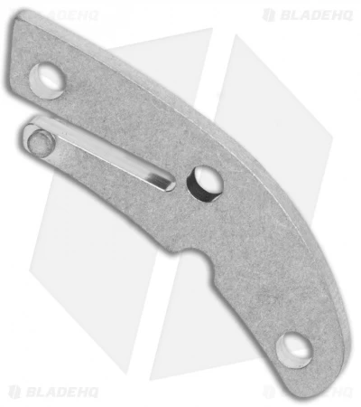 Flytanium Titanium Backspacer For Spyderco Delica - Stonewash 4 Flytanium Titanium Backspacer For Spyderco Delica - Stonewash - Image 2