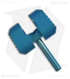 Flytanium Titanium Ball Cage Lock For Manix 2 (Gray, Blue, Purple, Gold) -Knife Shop Flytanium Ti Ball Cage Lock Manix 2 and XL BHQ 103998 jr blue