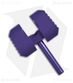 Flytanium Titanium Ball Cage Lock For Manix 2 (Gray, Blue, Purple, Gold) -Knife Shop Flytanium Ti Ball Cage Lock Manix 2 and XL BHQ 103998 jr purple