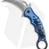 Fox Karambit Folding Knife Blue Twill G-10 (3" SW) 479BLTSW